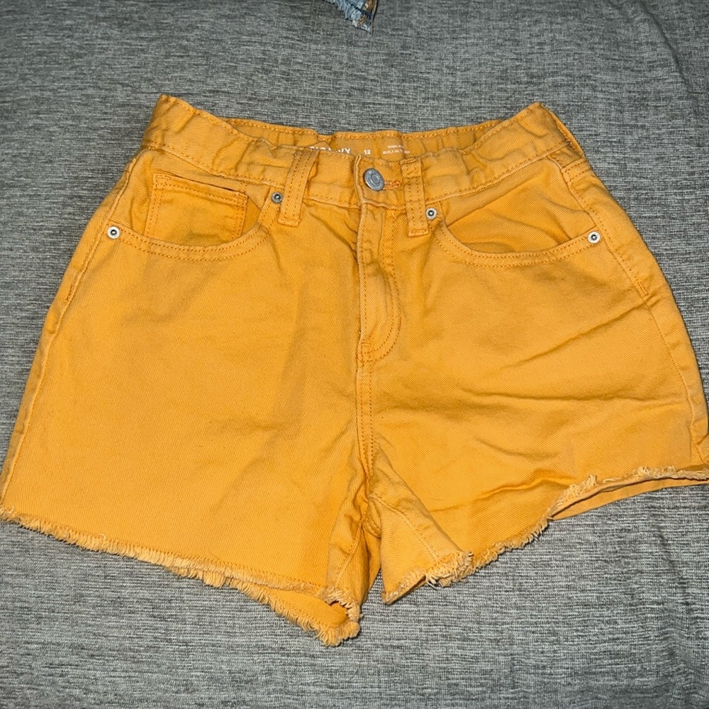Orange Jean Shorts☀️